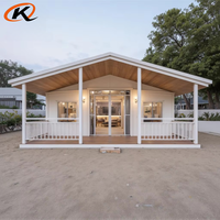 Maison préfabriquée pliable à prix abordable, villa compacte modulaire mobile de 20 pieds ou 40 pieds, bureau extensible, hôtel, maison conteneur préfabriquée