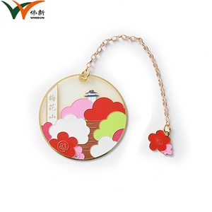 Custom Round Pocket Metal <b>Bookmark</b> Wholesale - Product Image 2