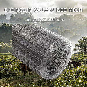 ลวดตาข่ายชุบสังกะสี CHONGXIN แบบม้วน ทอเรียบ สำหรับรั้วฟาร์ม ชุบสังกะสีแบบจุ่มร้อน เหล็กกล้าคาร์บอนต่ำ 15 มม. / รูตาข่าย 0.8 มม. เชื่อมติดกัน - Product Image 2