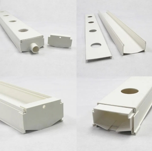 Canal en <span class=keywords><strong>PVC</strong></span> pour système de culture hydroponique 100*50mm - Product Image 1