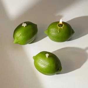 Lemon Shape Silicone <b>Mold</b> For <b>Candle</b> Soap Cake DIY Making Transparent White Irregular Customizable - Product Image 3