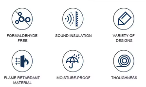 Panel de pared de PVC de lámina de plástico de mármol de 2,5mm - Product Image 6