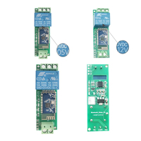 Module de relais BSSY)5V 12V ESP8266 pour la télécommande de l'internet des objets (IoT) via Bluetooth, application mobile, interrupteur intelligent pour la maison, 1 canal