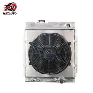 Radiateur en aluminium complet avec cache-ventilateur pour <span class=keywords><strong>Ford</strong></span> Falcon Sedan Delivery <span class=keywords><strong>Mustang</strong></span> / Mercury Comet <span class=keywords><strong>1963</strong></span>-1966, pièce auto, radiateur de voiture - Product Image 1