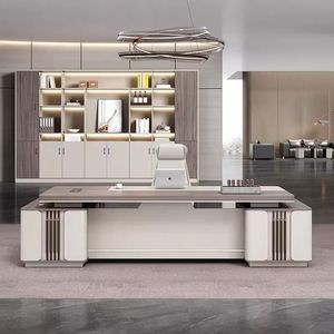 Ban giám đốc nội thất văn phòng sang trọng hiện đại CEO giám đốc bàn điều hành hình chữ L - Product Image 2