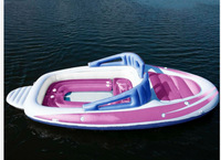 Fabrik preis Benutzer definierte Wasser insel Schwimm bett PVC 6-Personen Aufblasbare Yacht Erwachsene spielen Wasser Schlauchboot