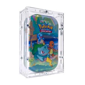 Estuche de exhibición de acrílico <span class=keywords><strong>Pokemon</strong></span> Mini <span class=keywords><strong>caja</strong></span> de protección de tapa dura de estaño - Product Image 1