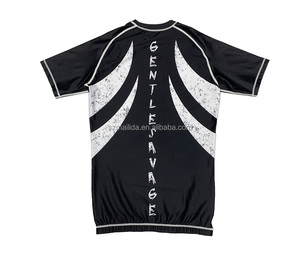 Rashguard MMA ad Asciugatura Rapida Personalizzabile con Sublimazione Completa per BJJ No Gi, Grappling, Jiu Jitsu e Arti Marziali - Product Image 3