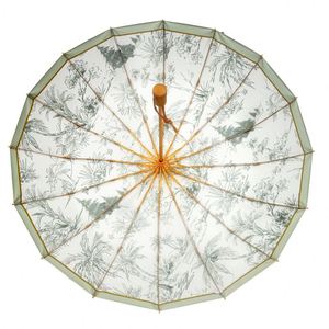 Parapluie Droit Moderne de Haute Qualité avec Manche en Bois, Couleur Personnalisable, Conception Pliable pour Cadeaux d'Affaires - Product Image 3