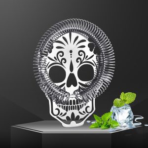 مجموعة أدوات مصفاة كوكتيل من الفولاذ المقاوم للصدأ بتصميم عصري وصديق للبيئة مع شعار مخصص بالجملة للمطبخ والبار - Product Image 1