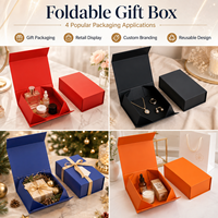 Boîtes cadeaux pliables écologiques durables personnalisées en gros d'usine, boîtes cadeaux exquises