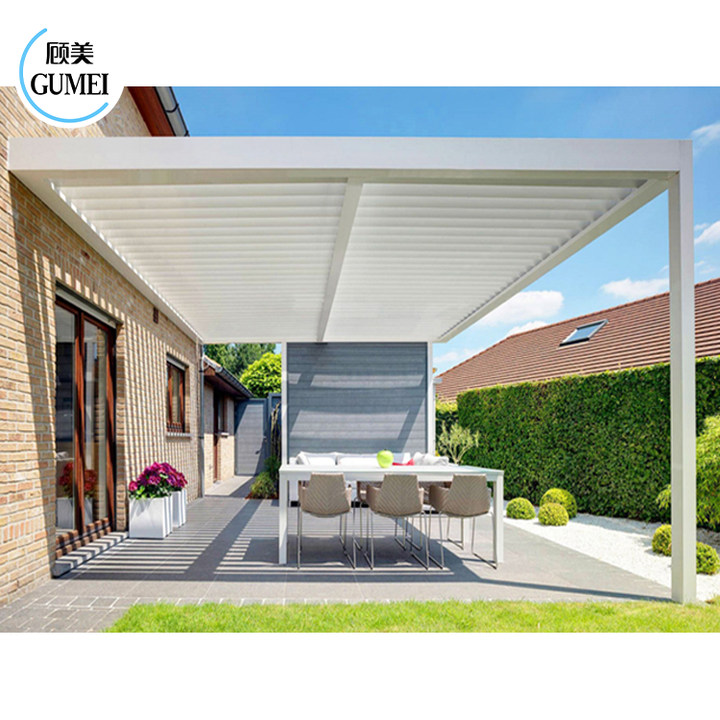 Hot Sale Outdoor Waterproof Aluminum Pergola For Canopy And Hotel 