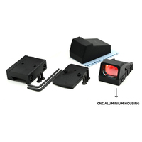 NX/OS Red Dot Compact Reflex Sight, réglages de luminosité pour la vision nocturne 7 jours et 3 nuits, lentille en verre multicouche, capteur de mouvement double, lunette de visée