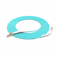 Cordon de brassage fibre optique LC 45 degrés Simplex Monomode Multimode 2.0mm LSZH Blanc