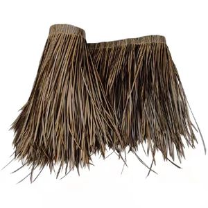 Robuste HDPE-Kunststoff-dekorative Strand-Tiki-Dach-Strohhalm rollen Hitze beständige synthetische Stroh für Hotel anwendungen - Product Image 5