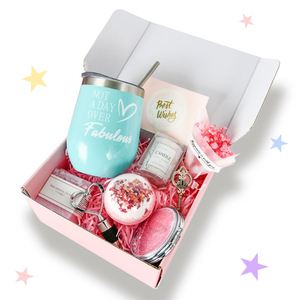 Coffret Cadeau Luxe en Acier Inoxydable avec Décapsuleurs, Carte de Vœux, Bombes de Bain et Sels – Cadeau de Vœux Chaleureux - Product Image 4