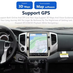 256G 13Inch Car Radio for Toyota Tacoma 2005-2015 Android Stereo Multimedia GPS Navigation Video Player Wireless Vertical Screen - Product Image 5