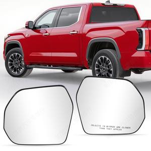 กระจกมองข้างรถยนต์โตโยต้า ทันดรา ปี 2022-2025 พร้อมฟังก์ชั่นทำความร้อน ซ้ายและขวา อะไหล่ทดแทน สีเงิน วัสดุ ABS - Product Image 1