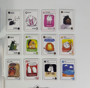 Özel Kişilik Tasarımlı Dayanıklı Oyun Kartları Parti Yetişkin Oyunu Baskı Yaratıcı Tasarım Ön ve Arka Oyun Kartları Poker - Product Image 6