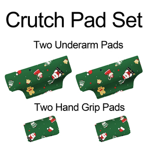 Almohadillas Personalizables para Muletas, Rellenas de Látex, Mezcla de Algodón, para Uso Prolongado - Product Image 2