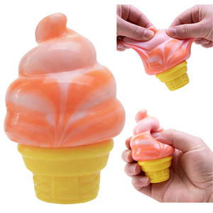 Jouet à presser en gelée inspiré de Nee-Doh, en forme de dessert, balle anti-stress pour le jeu sensoriel, cadeaux de classe et faveurs de fête, pack de vente au détail - Product Image 5