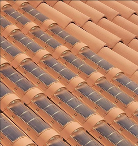 Tuiles solaires incurvées, panneaux photovoltaïques en verre pour système d'énergie <span class=keywords><strong>solaire</strong></span> domestique, tuiles de toit solaires BIPV, 30W 32W, taille et <span class=keywords><strong>couleur</strong></span> personnalisées - Product Image 6