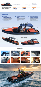 Hedia 2026 Nuevo Yate <span class=keywords><strong>de</strong></span> <span class=keywords><strong>Lujo</strong></span> RIB Deportivo 1050 Orca con Tubo <span class=keywords><strong>de</strong></span> Hypalon y Aluminio para Cruceros y <span class=keywords><strong>Alquiler</strong></span> entre Islas - Product Image 4