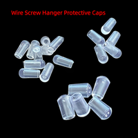Manchon en caoutchouc souple PVC 3,8 mm transparent pour protection de câbles, vis, cintres et supports de rangement