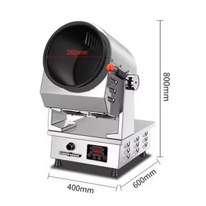 260mm 300mm 360mm 400mm Robot de cuisson commercial électrique Multifonctionnel Stir Fry Wok Machine <span class=keywords><strong>Cuiseur</strong></span> d'aliments - Product Image 3