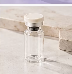 Envase Cosmético de Vidrio Transparente de 5ml, 10ml, 15ml con Tapas Plateadas, Doradas y Negras, Color Personalizado Disponible - Product Image 6
