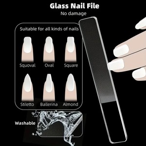 Lime à <span class=keywords><strong>ongles</strong></span> en verre de voyage Double face coupe des <span class=keywords><strong>ongles</strong></span> bande de frottement limes à <span class=keywords><strong>ongles</strong></span> en verre nano - Product Image 6