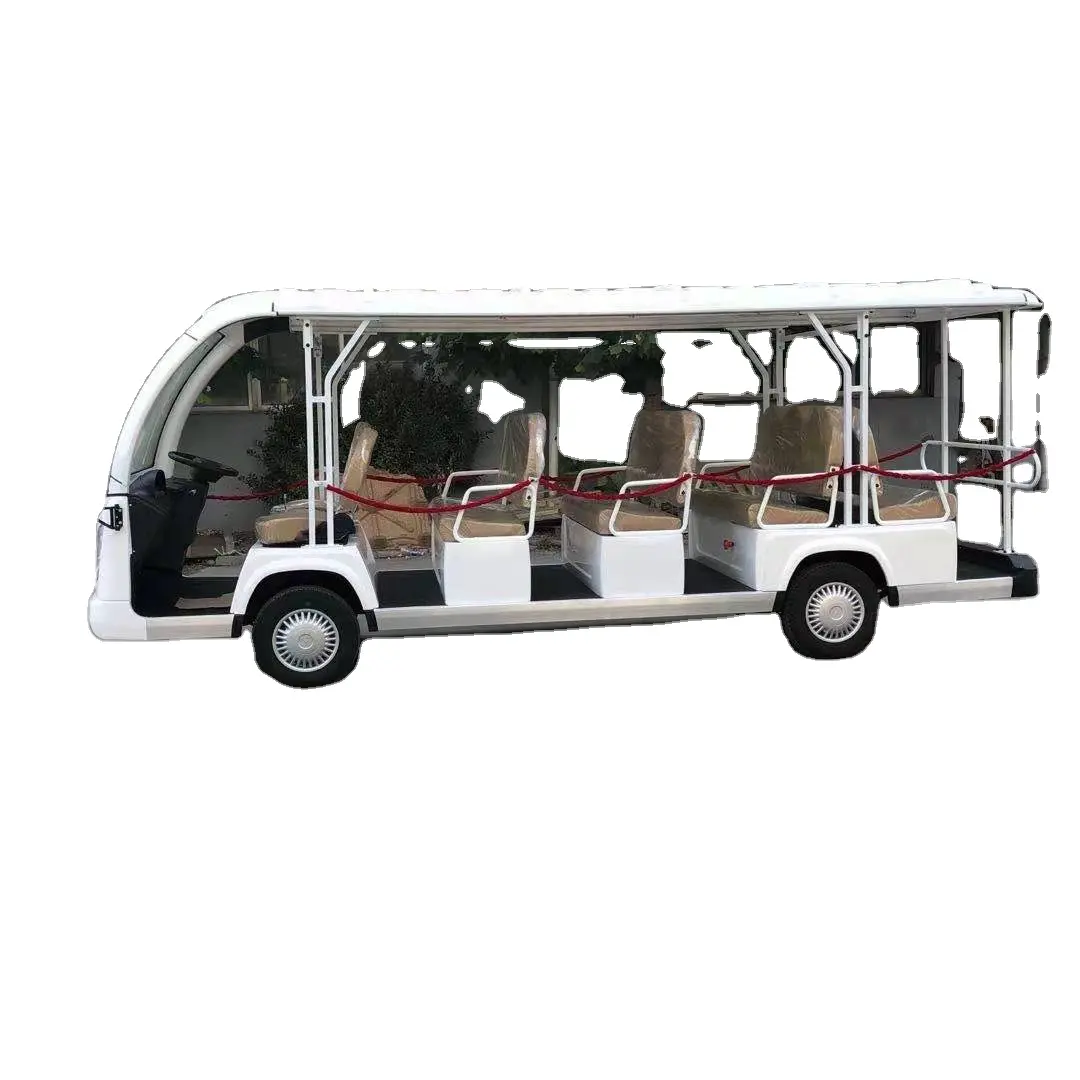 ShunCha cheap 14 posti 72V 5KW sistema AC 4 ruote motrici auto elettrica Club Golf Cart Bus turistico