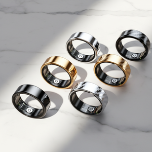 Bague connectée SY02 en acier inoxydable, suivi d'activité, surveillance de la santé, suivi du sommeil, étanche IP68, analyse du sommeil par IA, autonomie 10-15 jours - Product Image 1