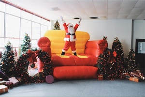 Tùy chỉnh màu sắc ngoài trời đảng <span class=keywords><strong>big</strong></span> red sofa bơm hơi Khổng Lồ ghế - Product Image 3