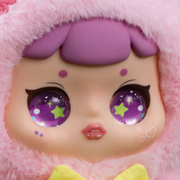 Poupée en peluche personnalisée OEM avec visage en vinyle, figurine mignonne d'anime et de film, porte-clés, jouet boîte mystère, monstres rembourrés en coton PP, 31-50 cm pour garçons et filles