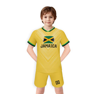 Meksika özel erkek futbol forması Set milli takım tarzı futbol kiti nefes şort gömlek hediye OEM hizmeti otomatik kesme - Product Image 4