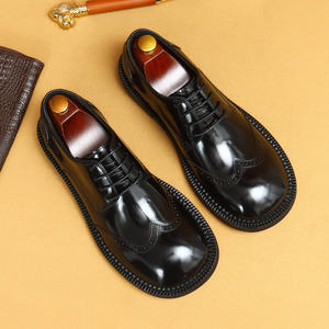 High-end Custom Genuine Leather Slip-Resistant Retro Fashionable Business Formal Oxford Style Casual <b>Shoes</b> for All Seasons - Product Image 2