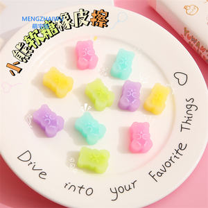 派手な中国の文房具アイテムかわいい学用品半透明ゴムカワイイ消しゴム5ピース/バッグおもちゃノベルティ消しゴムセット - Product Image 5