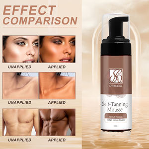 Marque privée Mousse autobronzante Éclat naturel Bronze profond Bronzage Corps pour hommes et femmes Mousse bronzante - Product Image 5