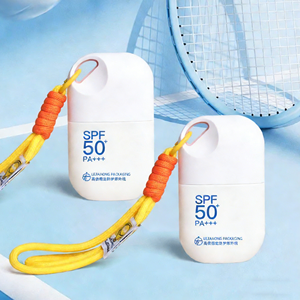 Portable PE <b>Plastic</b> Sunscreen Lotion Cosmetic Tube with Hanging Hole Emulsifying <b>Squeeze</b> <b>Bottle</b> Customizable - Product Image 1