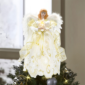 Decorazione Natalizia Best Seller: Stella Luminosa per Albero di <span class=keywords><strong>Natale</strong></span>, Figurina Decorativa per Scenografie Festive - Product Image 5