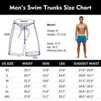 Zwembroeken voor heren met zakken Strandshorts Sneldrogende shorts Boardshorts Sportzwemkleding met mesh voering