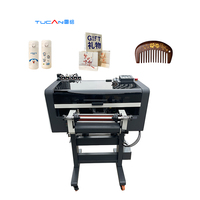 Tout en un A2 A3 30cm UV Dtf Printer Cup Wrap Transfers Crystal Sticker Uv Dtf Printer avec Laminator
