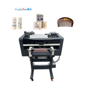 Todo en uno A2 A3 30cm UV Dtf Impresora Cup Wrap Transferencias Crystal Sticker Uv Dtf Impresora con laminador - Product Image 4