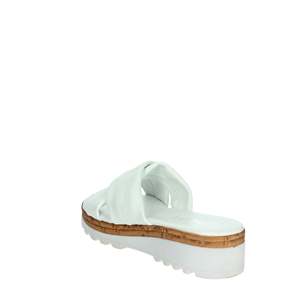 Cinzia Soft Women's Low Wedge <b>Sandals</b> White IAF22974 - Product Image 1