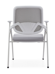 كرسي مدرسي مبطن بالقماش للبيع بالجملة، كرسي تدريب مع لوح كتابة، كرسي مؤتمرات قابل للطي والتكديس مع لوح كتابة - Product Image 3