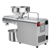 Presse à huile compacte 8 kg/h facile à utiliser, idéale pour le soja, l'arachide et le colza, adaptée à un usage domestique