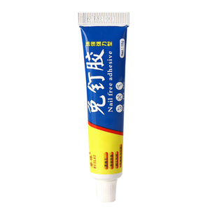 Adhesivo Blanco para Vidrio de 18g, Sin Clavos, Fuerte y Resistente, Adhesivo Auxiliar para Uso en Interiores y Exteriores, Cinta Adhesiva para Oficina - Product Image 1