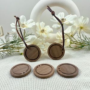 판촉 사용자 정의 로고 나무 매달려 라운드 자동차 향기 디퓨저 공기 청정기 펜던트 에센셜 오일 나무 디퓨저 - Product Image 5