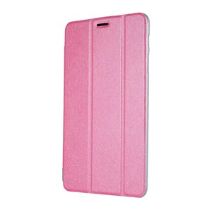 Étui pour <span class=keywords><strong>tablette</strong></span> <span class=keywords><strong>Samsung</strong></span> <span class=keywords><strong>Galaxy</strong></span> <span class=keywords><strong>Tab</strong></span> <span class=keywords><strong>A</strong></span> <span class=keywords><strong>8</strong></span>.0 T385 T380 2017, ultra fin, à trois volets, texture soie, en cuir PU. - Product Image 2